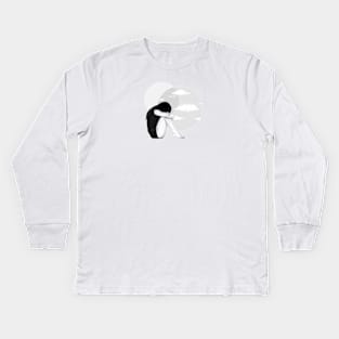 in the clouds Kids Long Sleeve T-Shirt